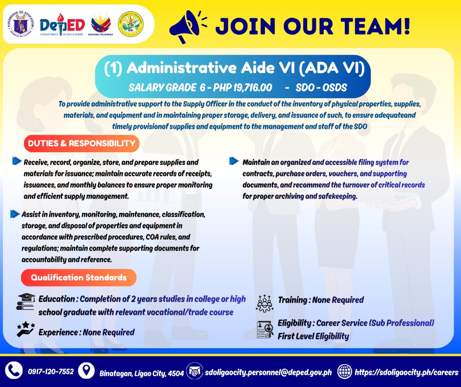 Administrative Aide VI