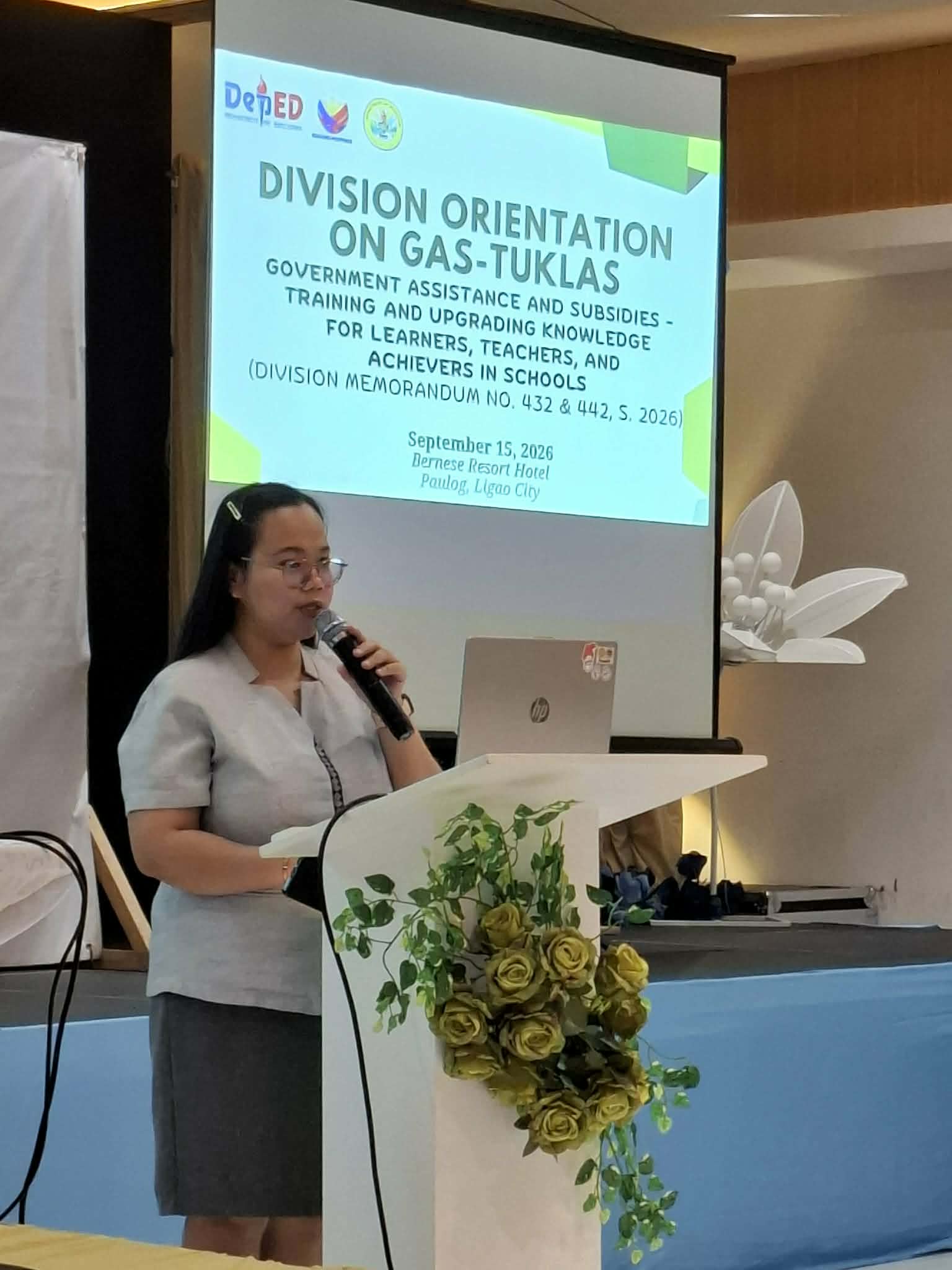 Education Leaders attend Division GAS-TUKLAS Program Orientation